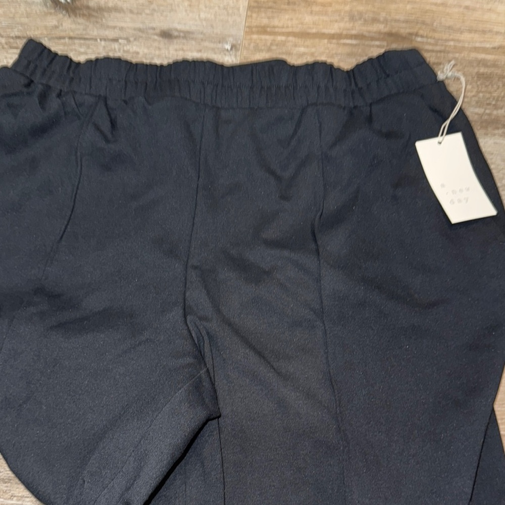 A New Day Black Pants Elastic Waistband